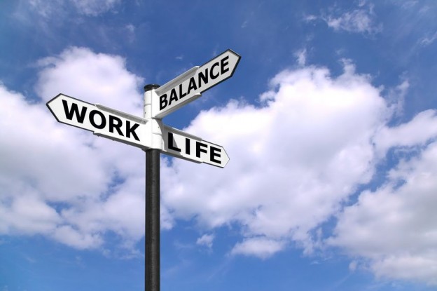 work, balance, life vecor